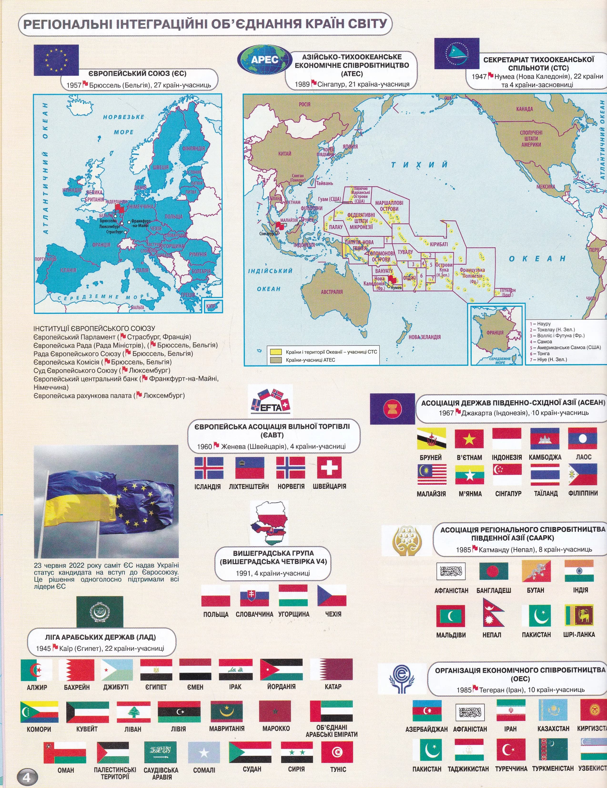 Атлас. Географія: регіони та країни. 10 клас — мініатюра 6