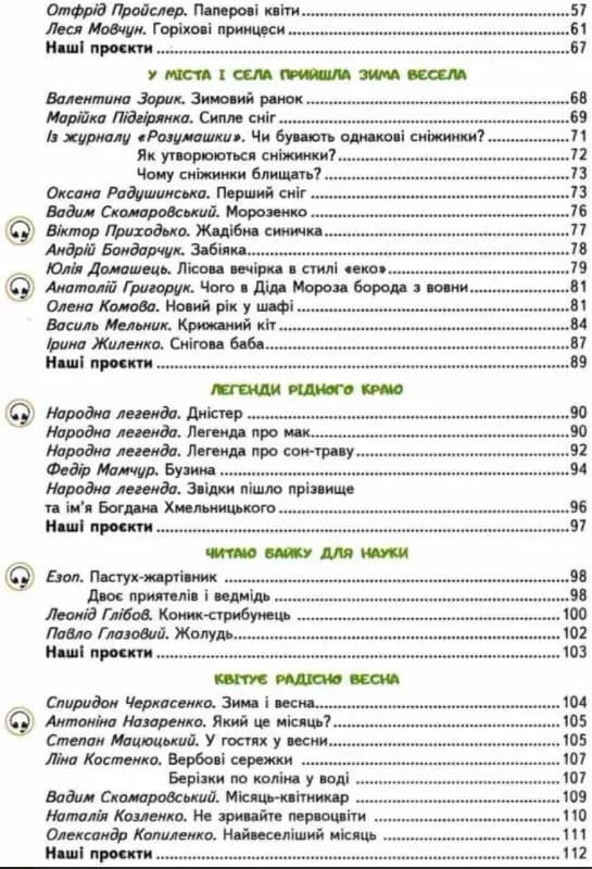 Українська мова та читання. Підручник. 3 клас Частина 2 — мініатюра 6